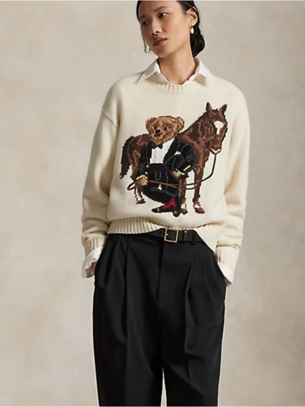 Polo Ralph Lauren Polo Bear Wool Sweater - Picture 8 of 8